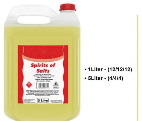 Spirit Of Salts – 1L, 5L