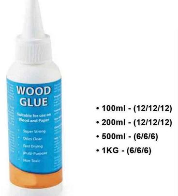 Wood Glue – 100Ml, 200Ml, 500Ml, 1Kg