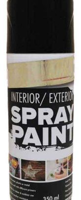 Gloss Black Spray Paint – 350Ml