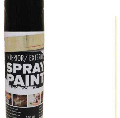 Matt Black Spray Paint – 350Ml