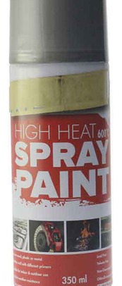 High Heat Silver Spray Paint – 350Ml