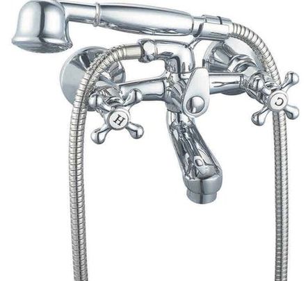 Bath Mixer With Tele Shower – 1/2