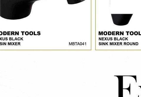 Nexus Black Basin Mixer