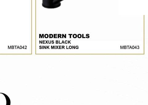 Nexus Black Sink Mixer Long