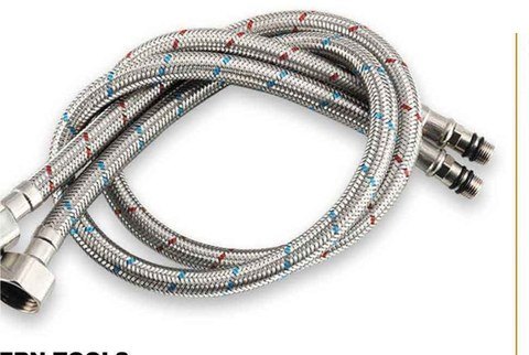 Braided Hose Connector F X M – Pair – 350mm, 450mm