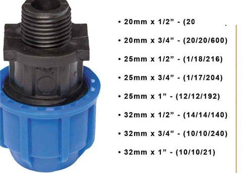 Pp Comp Male Adaptor
