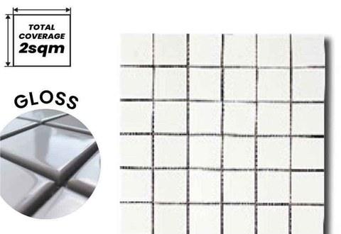 Gloss White 22 Sheets – 306mm X 306mm