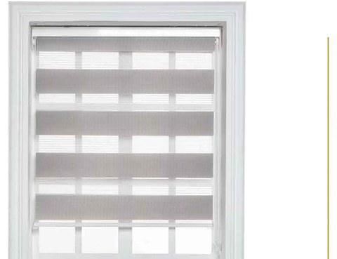Zebra Roller Blind – Light Grey