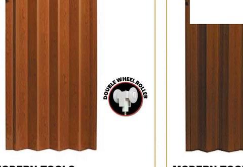PVC Folding Door Cherry – 2030mm X 830mm
