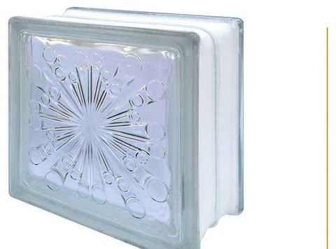 Glass Brick Meteor – 190mm X 190mm X 80mm