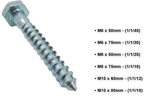 Coach Screw 50 Pieces