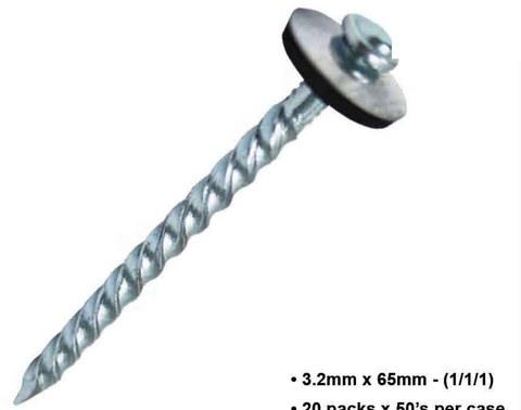 Twist Fast Nail With Epdm Washer Diy