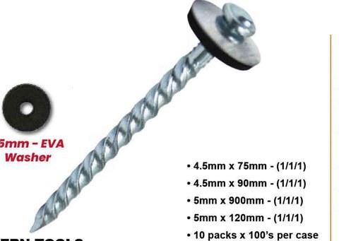 Roofing Screw With Eva 25mm Washer Builder Pro