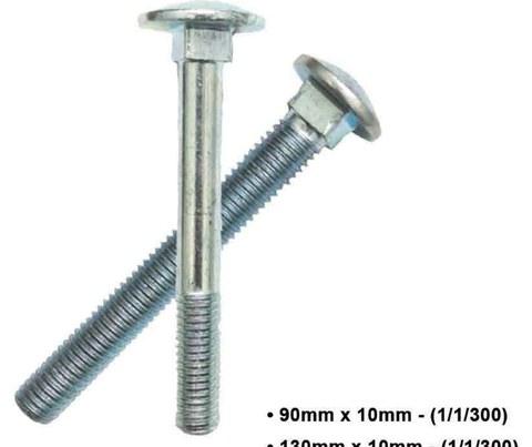 Cup Square Bolt Only – Half Thread, Full Thread