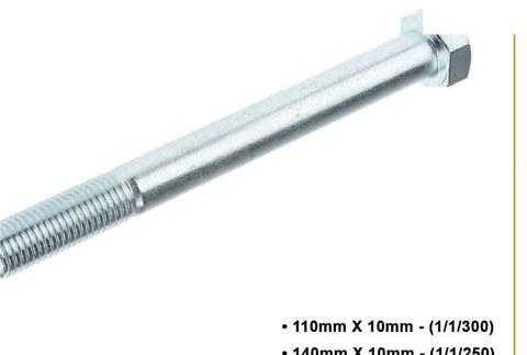 Straining Bolt Only