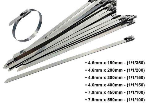 Cable Ties Stainless Steel – 20 Pieces