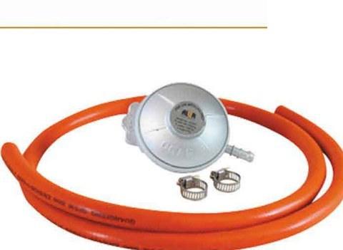 Gas Regulator Combo Pro – 2M PVC Hose + 2 Clamps