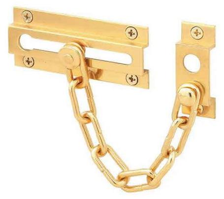 Cupboard Lock Brass Plated