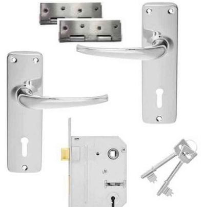 Pro Secure Chrome With Butt Hinge