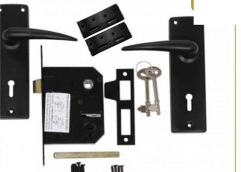 Pro Secure Matt Black With Butt Hinge