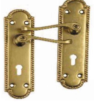 Georgian Lockset Brass 200mm