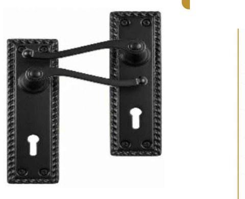 Georgian Lockset Chrome 150mm