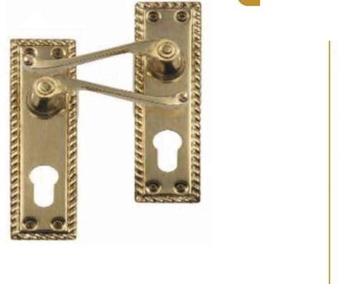 Georgian Lockset Cylinder Brass 150mm