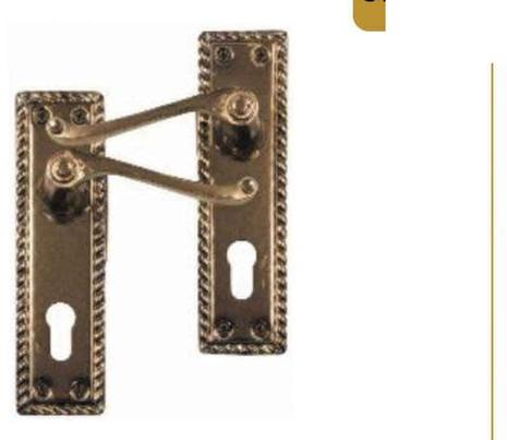 Georgian Lockset Cylinder Bronze 150mm