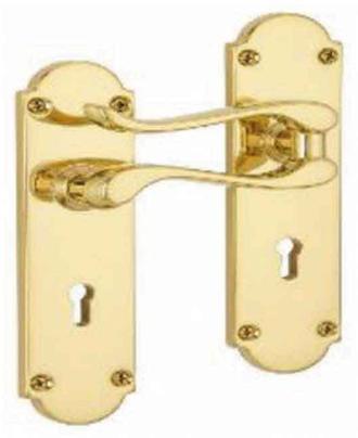 Victorian Lockset Brass 200mm