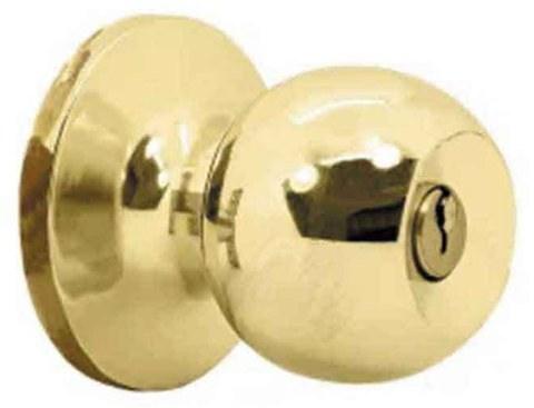 Entrance Lock Round Cylinder Brass