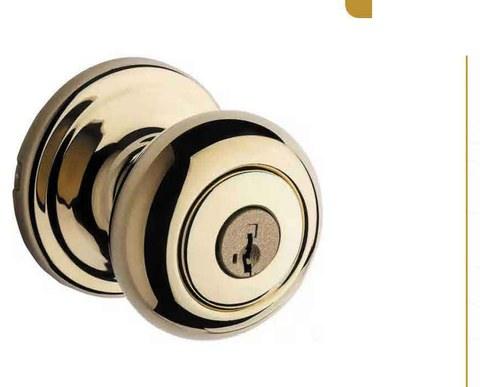 Entrance Lock Tulip Brass