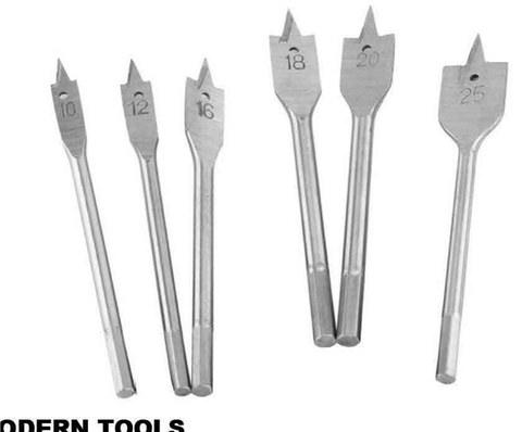 Wood Spade Bit 6 Piece – 10mm, 12mm, 16mm, 18mm, 20mm, 25mm