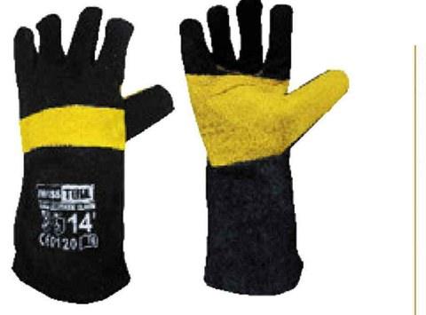 Glove Black Leather Elbow – 14