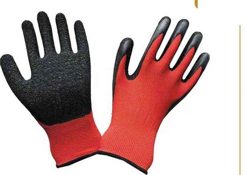 Glove Nitrile Coated Red