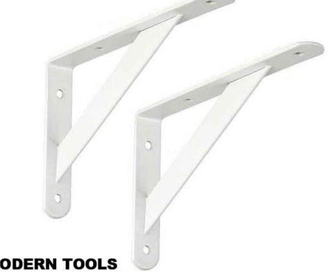Shelf Bracket – Industrial White (Pair) 150mm X 200mm – 300mm X 350mm