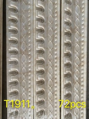 Foam Cornice Color White & Brown