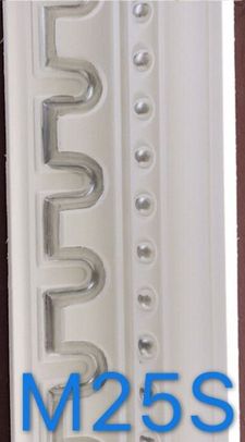 Hard Cornice Color White & Silver