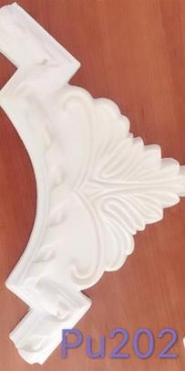 PU – Hard Cornice Color White PU202 300mm