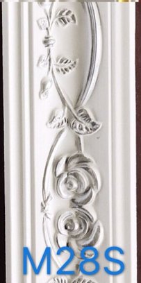 Hard Cornice Color White & Silver