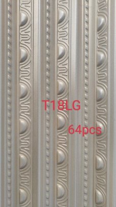 Foam Cornice Color White & Gold